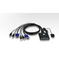 Aten 2-Port USB Cable KVM Switch (CS22U)